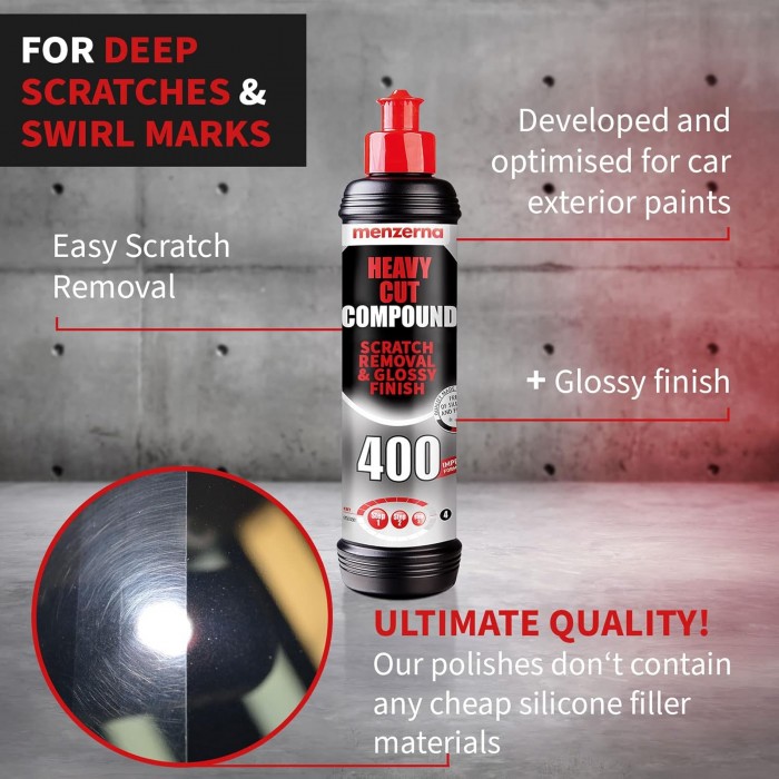 Menzerna 400 Heavy Cut Compound 250 ml