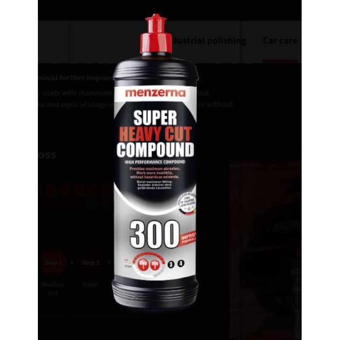 Menzerna  Super Heavy Cut Compound- SHC 300 - 1 Liter