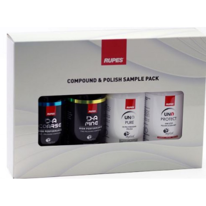 Rupes-COMPOUND & POLISH SAMPLE PACK- 125ml Each