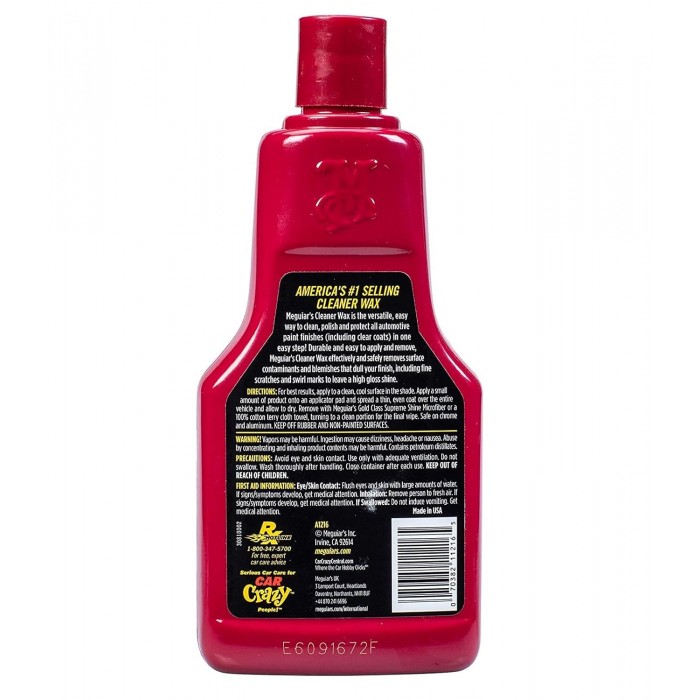 Meguiar Cleaner Wax 473ml (16 oz) Meguiar, Polish/ Wax/ Sealant image