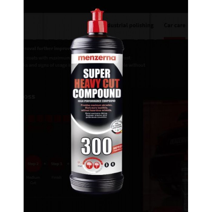 Menzerna Super Heavy Cut Compound- SHC 300 - 1 Liter Menzerna, Compounds / Cutting Chem image